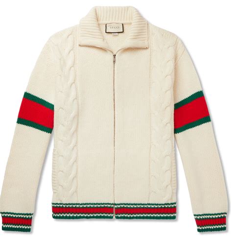 gucci knitted zip throughs|farfetch gucci knitted.